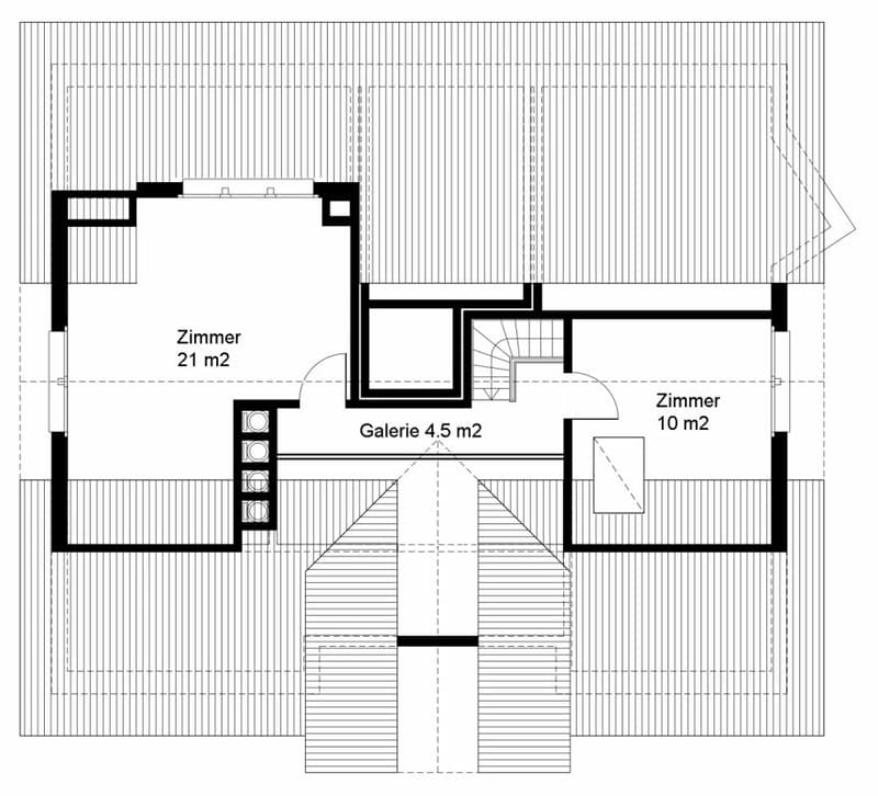 Spacious, bright attic maisonette apartment in top location with distant view (17)