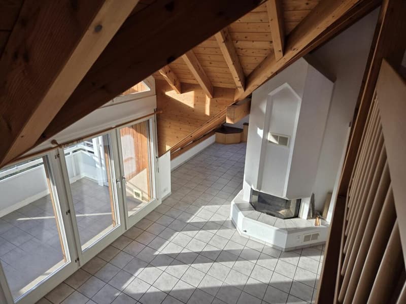 Spacious, bright attic maisonette apartment in top location with distant view (13)
