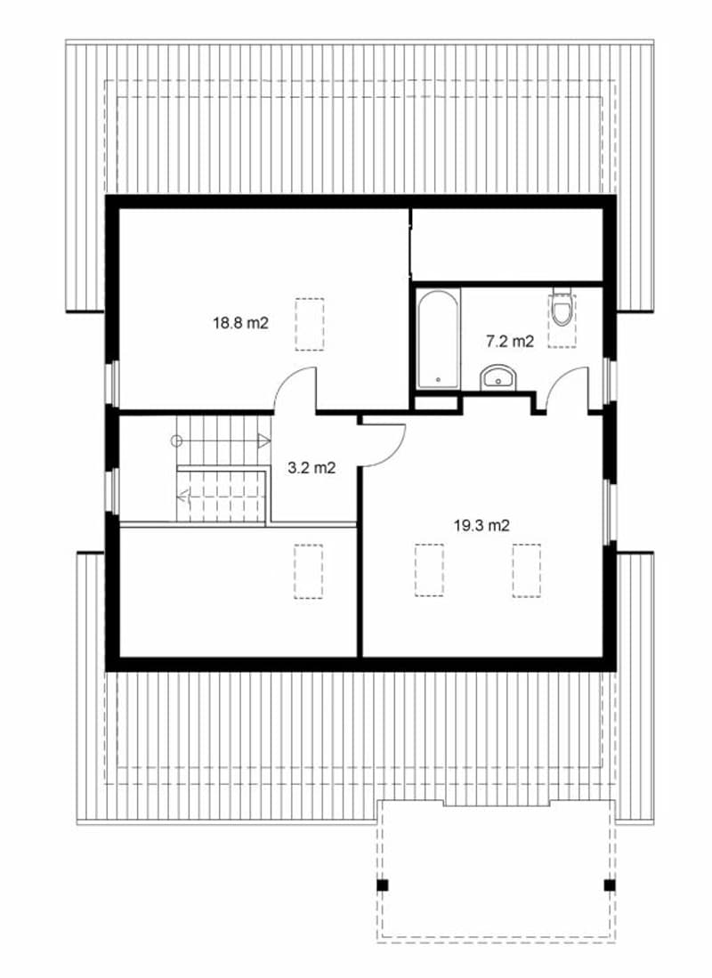 Grosse Dach-Maisonettewohnung mit Fernsicht (16)