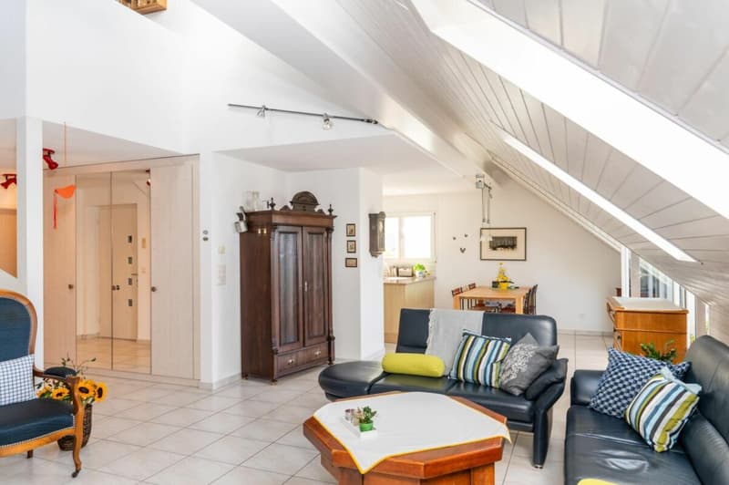 Grosse Dach-Maisonettewohnung mit Fernsicht (8)