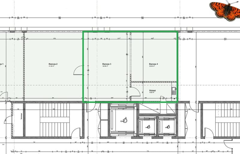 Superficie amministrativa di 65 m² in un quartiere degli affari di renome! (7)