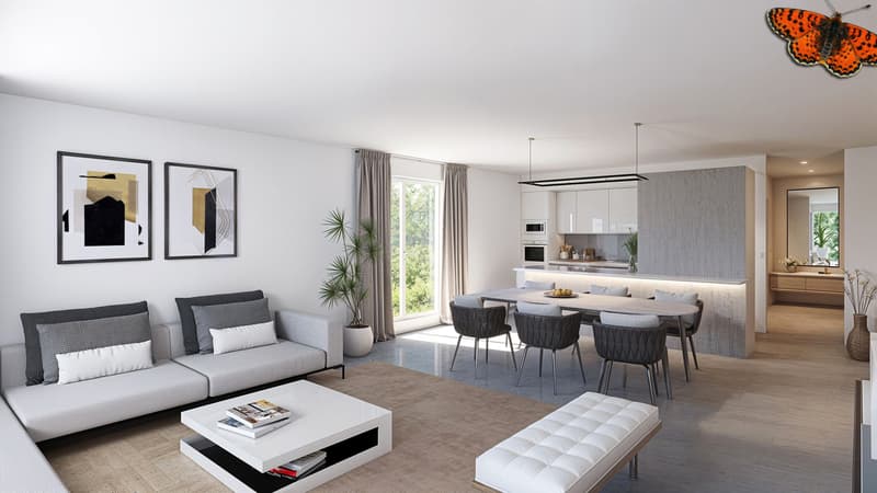 Magnifico 4.5 locali al 3° piano in una nuova promozione a Marly (4)