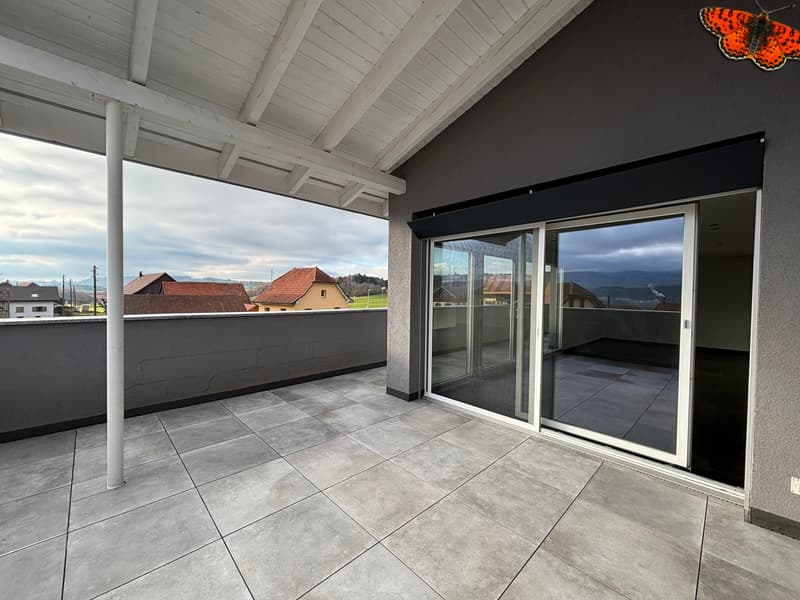 Bellissimo 3,5 locali in attico con terrazza di 51,7 m2 (13)