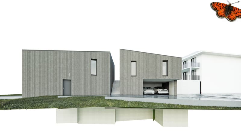 New 4.5-room house with large terrace in the center of Épendes (5)