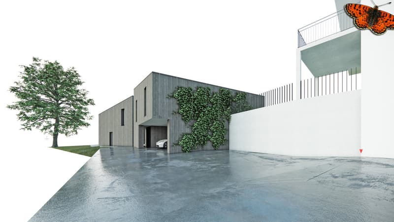 New 4.5-room house with large terrace in the center of Épendes (4)