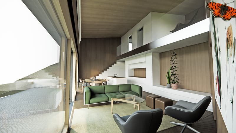 New 4.5-room house with large terrace in the center of Épendes (1)