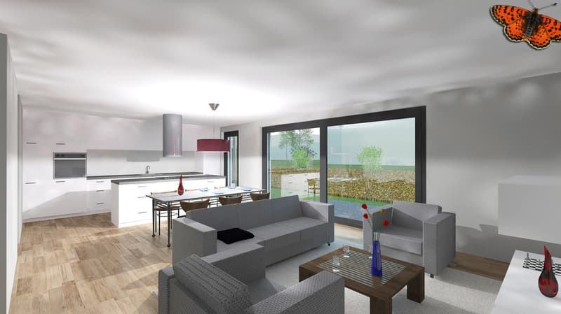 Magnifiche ville a Givisiez - Superficie PPE di 119 m²! (3)