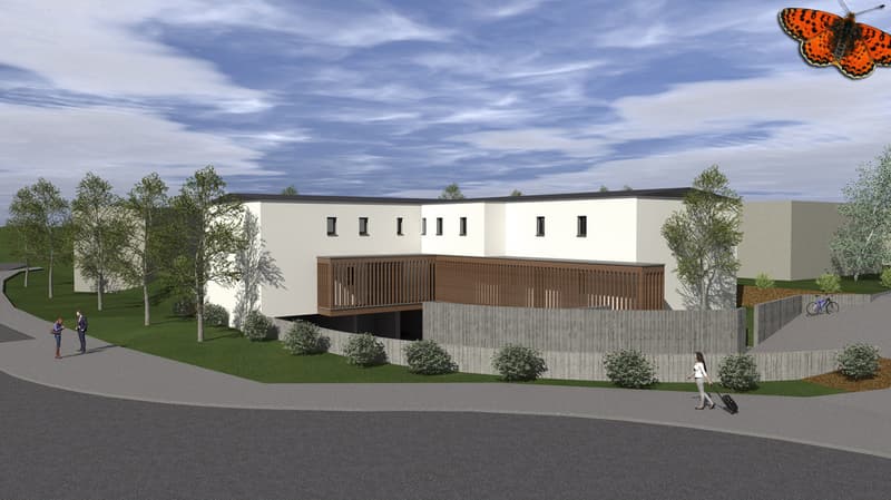 Magnificent villas in Givisiez - PPE area of 119 m²! (1)
