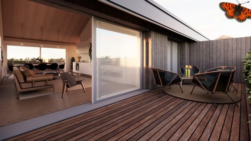 Appartamento nuovo in attico di 3,5 locali a St-Aubin (4)