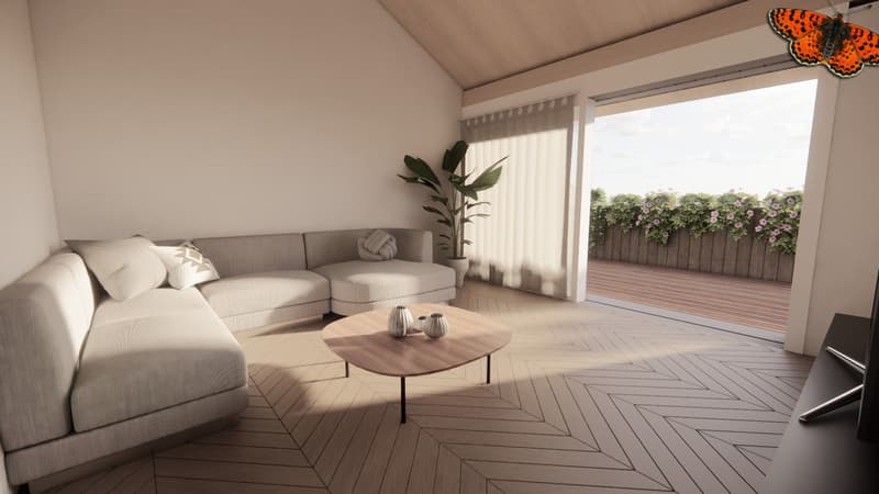 Appartamento nuovo in attico di 3,5 locali a St-Aubin (3)