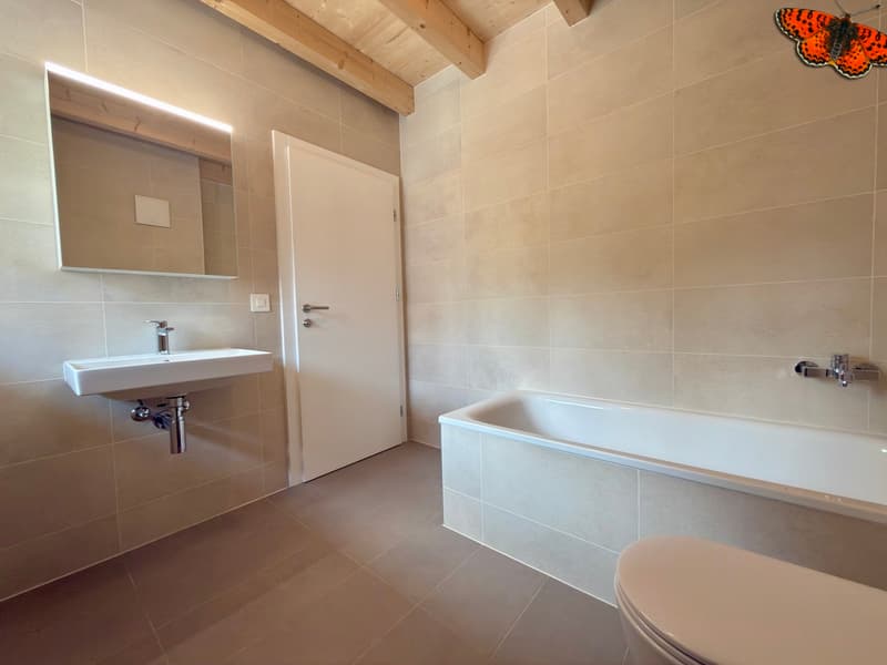 Una piccola casa su tre piani a Romont (8)