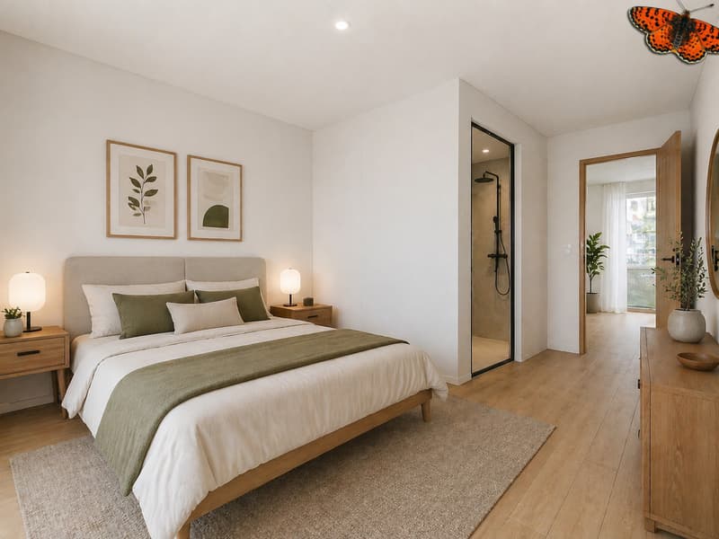 Chambre parentale (image de synthèse)