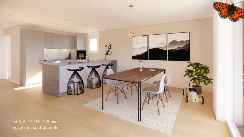 Superb 4½ with large balcony in new promotion (5)