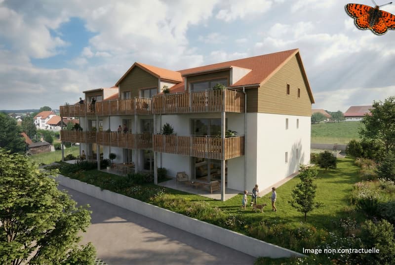 Beautiful 2½ with large 16m2 balcony in new promotion (1)