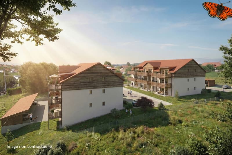 Beautiful 3½ with large terrace and private garden overlooking the Préalpes (2)
