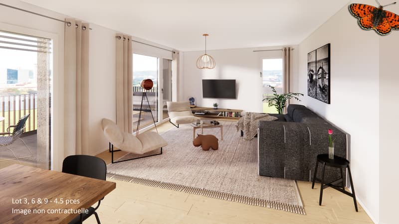 Superbe 4½ pièces à Broc dans nouvelle promotion (1)