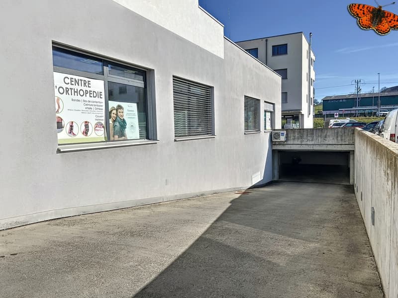 Accès parking