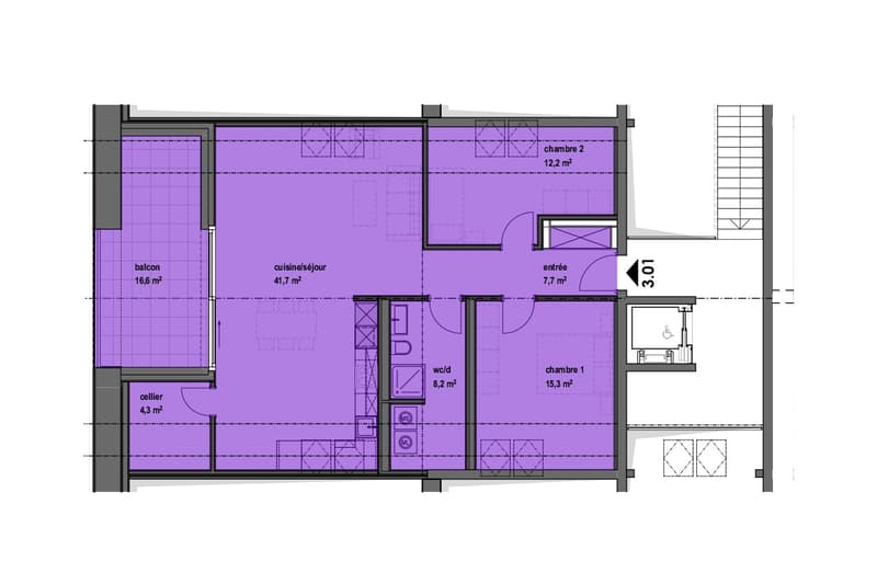 Beautiful new apartment in the attic (2)