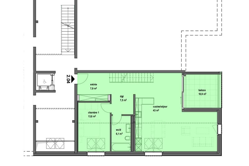 Beautiful new duplex apartment (3)