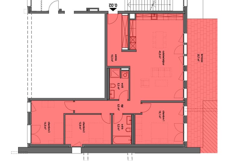 Beautiful new ground floor apartment with garden (2)