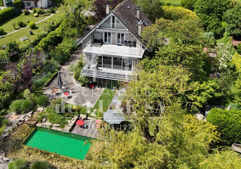Exclusivity: Individual villa with character, lake view, natural pool, and magnificent landscaped garden. (2)