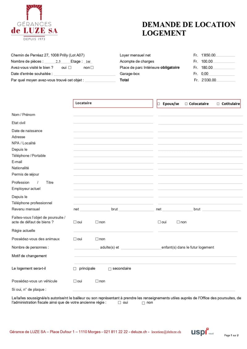 2½ rooms on the 1st floor (Lot A07, plan in red) (8)