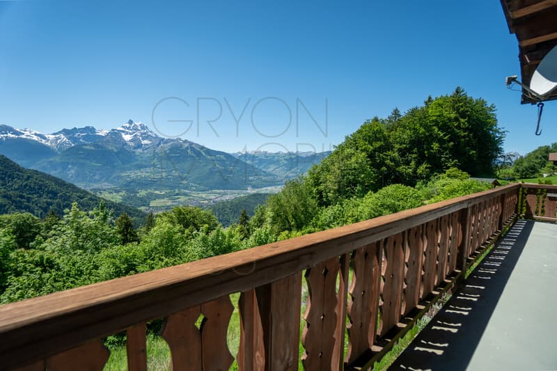 Raro appartamento familiare con vista sulle Dents du Midi (11)