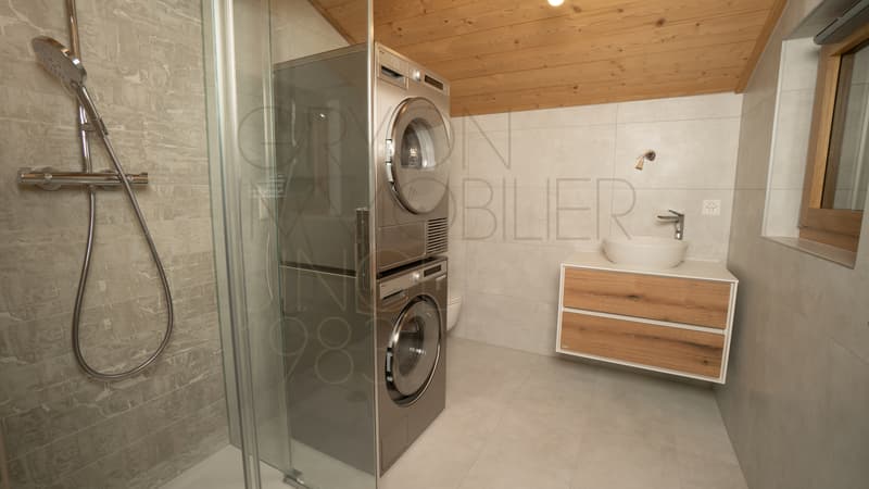 Elegante duplex alpino, 140 m² abitabili + garage, vicino Barboleuse (9)