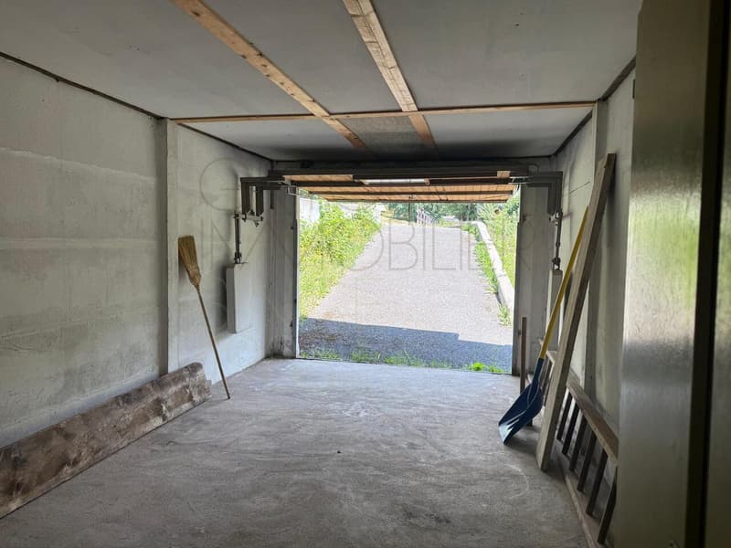 Individual garage of 22 m² with land, Alpine view - Gryon (5)