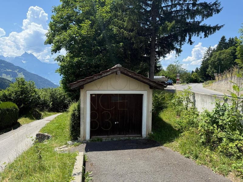 Individual garage of 22 m² with land, Alpine view - Gryon (3)
