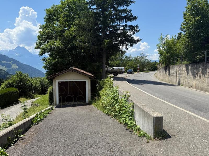 Individual garage of 22 m² with land, Alpine view - Gryon (1)