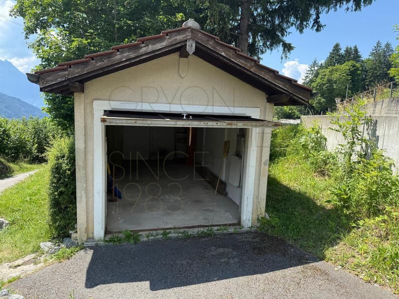 Individual garage of 22 m² with land, Alpine view - Gryon (4)