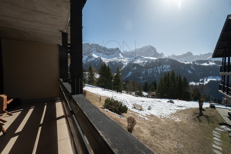 Ski-in ski-out studio in Alpe des Chaux with corner balcony (7)