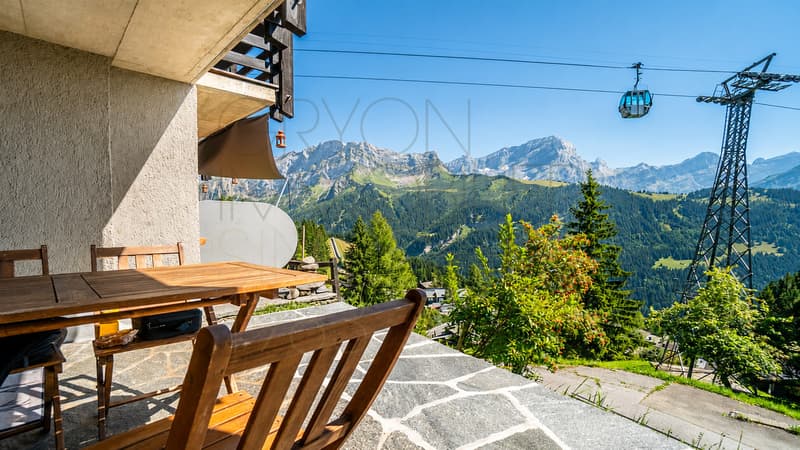 Alpe des Chaux - 2,5 pièces rénové avec terrasse et vue (8)