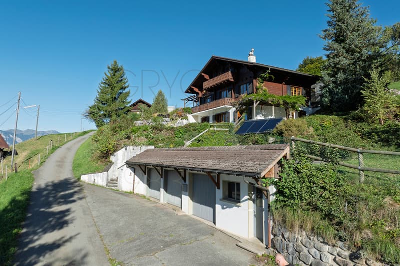 Les Posses-sur-Bex - Chalet 6 chambres, panorama sur les Dents-du-Midi (1)