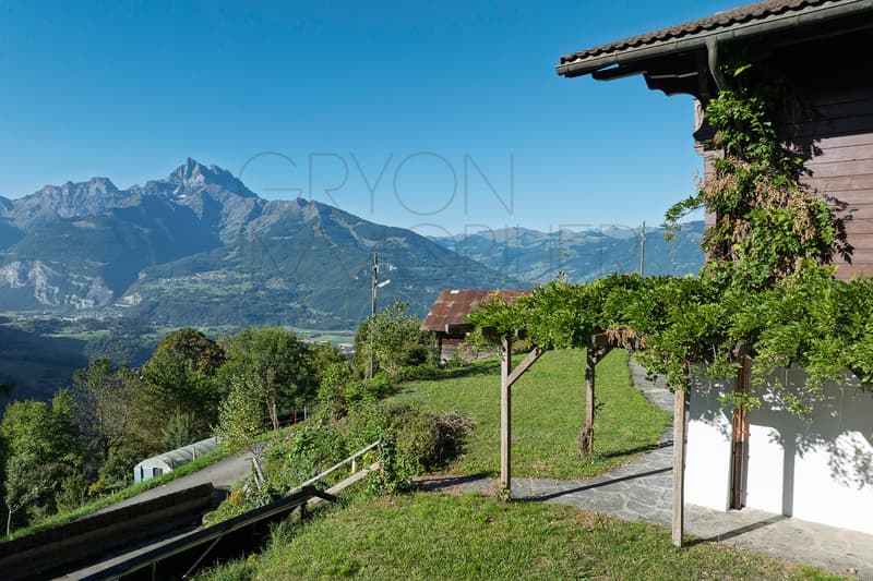 Les Posses-sur-Bex - Chalet 6 chambres, panorama sur les Dents-du-Midi (10)