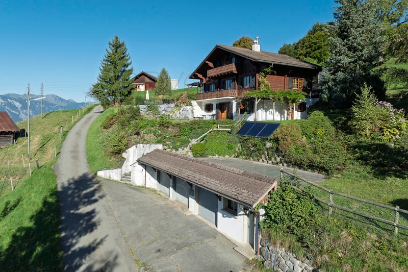 Les Posses-sur-Bex - Chalet 6 chambres, panorama sur les Dents-du-Midi (2)