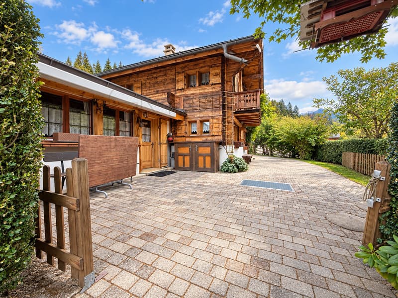Chalet familial typique à Gryon avec jardin et dépendances (5)