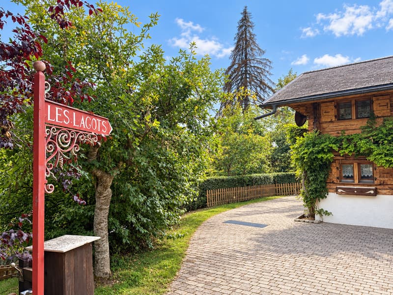 Chalet familial typique à Gryon avec jardin et dépendances (2)