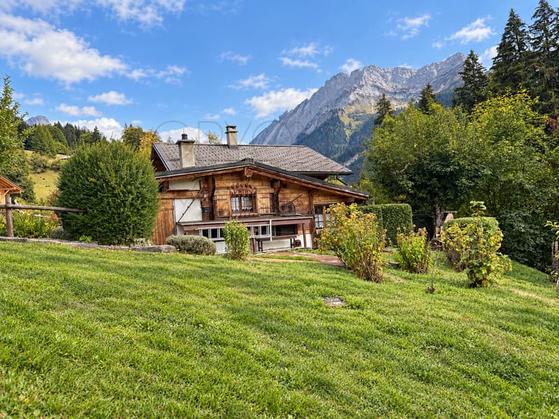 Chalet familial typique à Gryon avec jardin et dépendances (13)