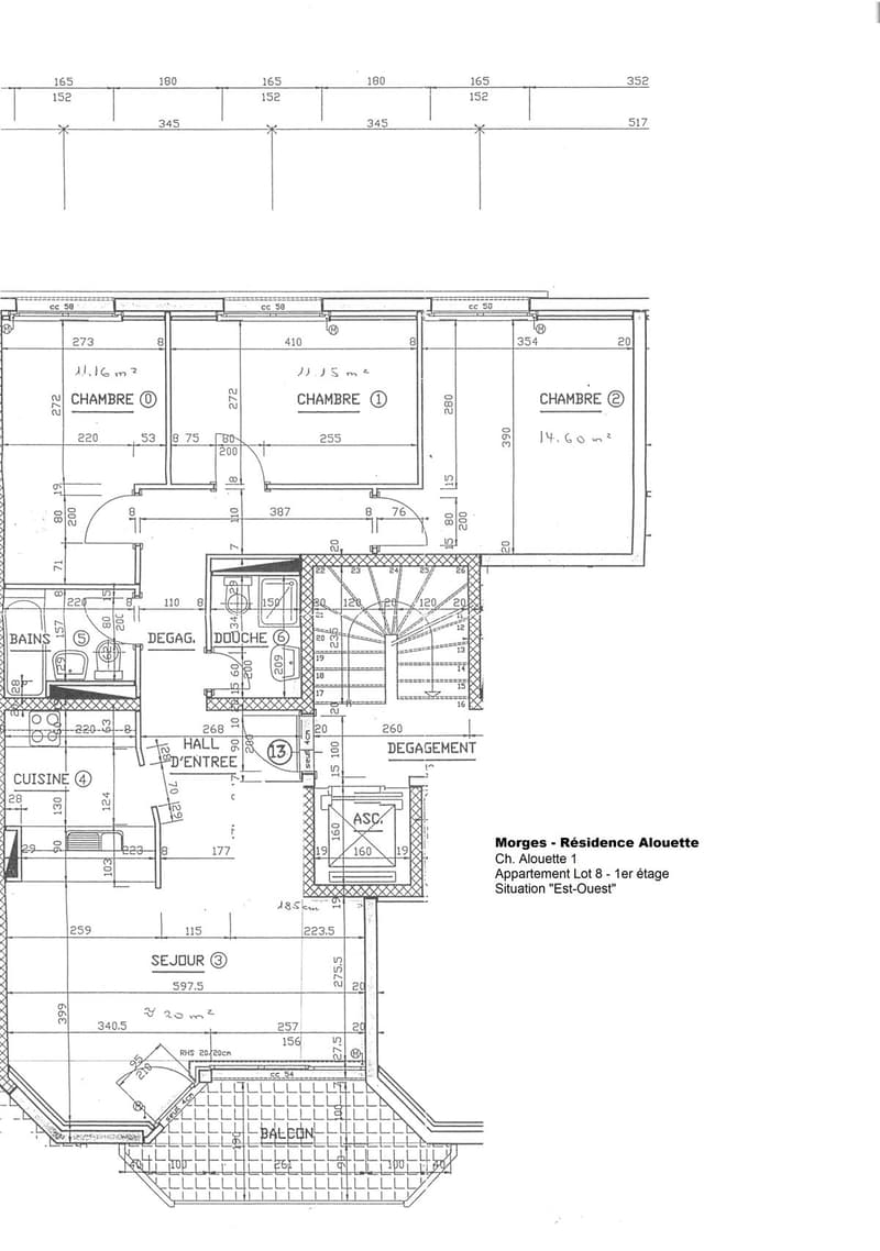 Apartment 4.5 rooms, located on the 1st floor with balcony (11)