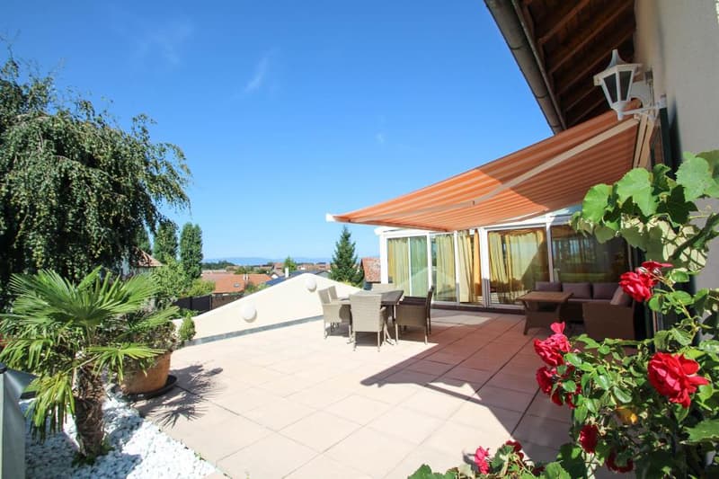Vue terrasse et véranda