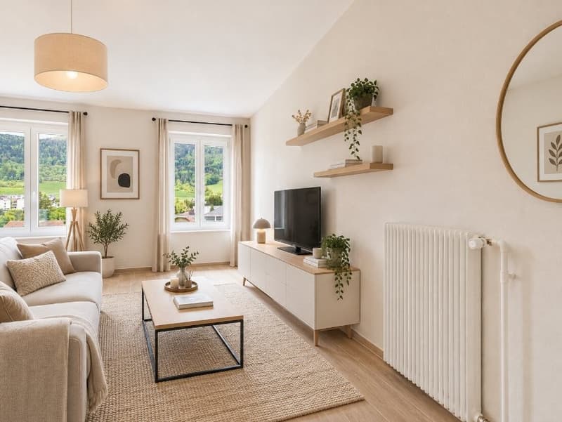 Superbe 4.5 pièces rénové au rez avec balcon plein sud (6)