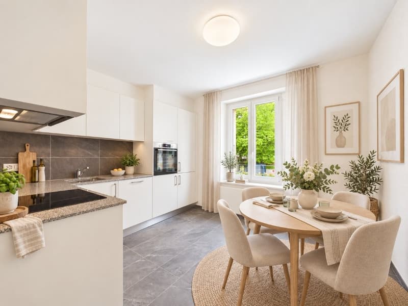 Très bel appartement de 4.5 pièces entièrement rénové au 1er étage au coeur de Vallorbe (4)