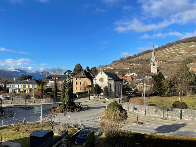 Bex : appartement lumineux de 2.5 pièces avec une belle vue (1)