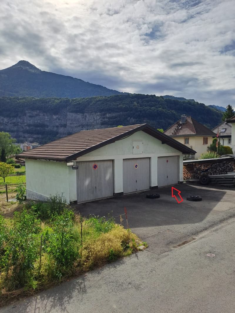 Zu vermieten: Einzelgarage in Lavey-Morcles (1)