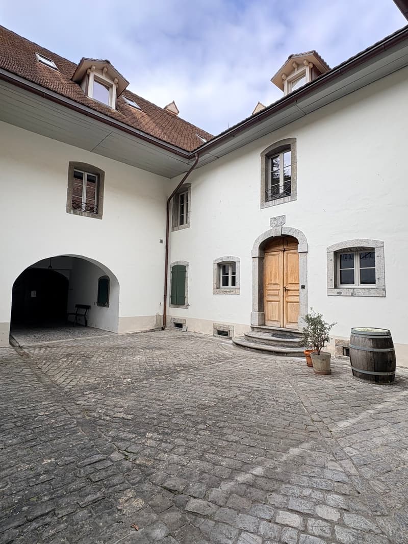 Bex : à louer spacieux appartement historique rénové de 4,5 pièces (2)