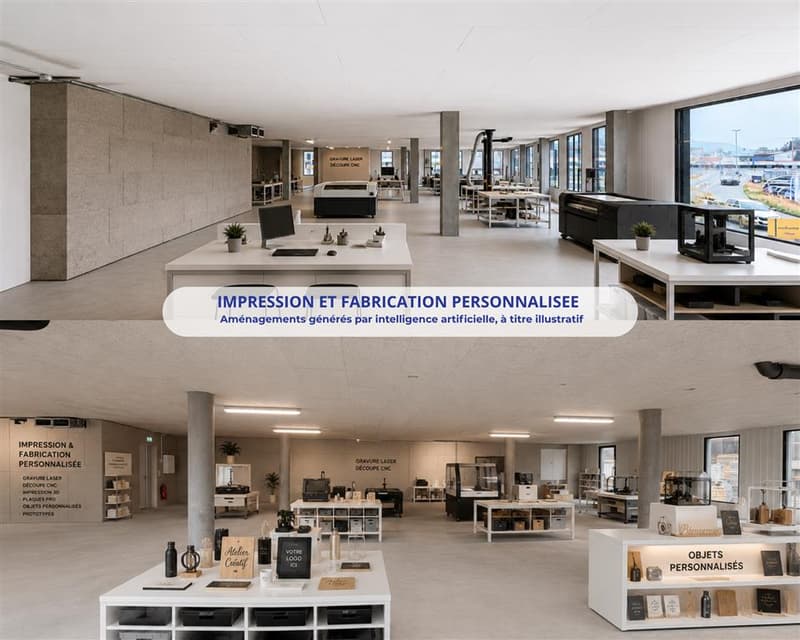 Montage IA Impression personnalisée