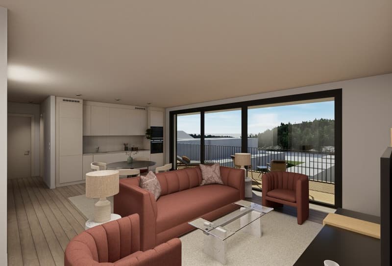 Clos de Vignette - 3.5 rooms on the 2nd floor (5)