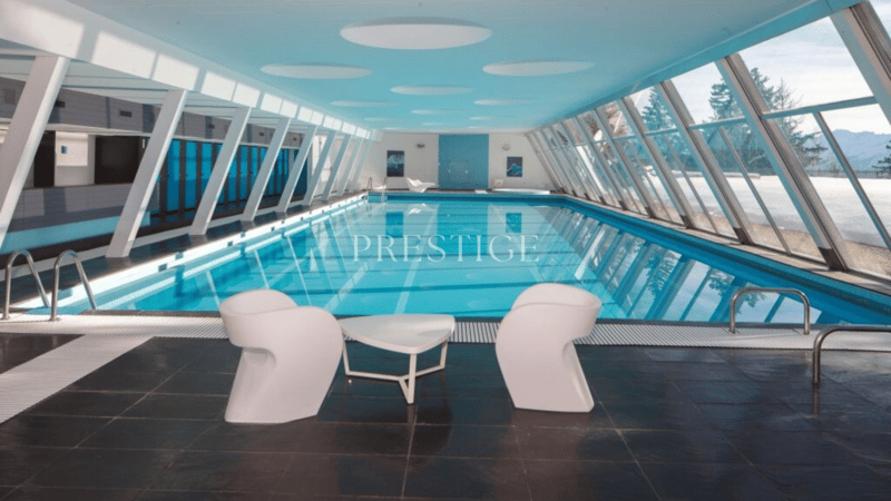 Ski in&out Duplex 3 Zimmer in der Tour de Super-Crans – Panoramablick & Hotel-Services (1)